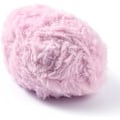 Miniatyrbild 2 av 4: Tjock och fluffig handvävd stickgarn i mjukt konstgjort päls i polyester