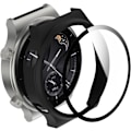 Miniatyrbillede 1 af 4: Smartwatch Fuld Dækning PC Beskyttelsesetui med Hærdet Glas Skærmbeskytter til Huawei Watch GT2 Pro, Blød og Holdbar (PC Sort)