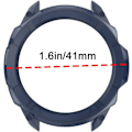 Miniatyrbillede 3 af 5: Beskyttelsesetui Kompatibelt med Galaxy Watch 3 41MM, Blødt TPU Belagt Beskyttelsesetui (Ridsefast) Beskyttende Skærmbeskyttelse Cover Shell Sleeve Protector F
