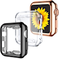 Miniatyrbilde 1 av 5: 3-pak kompatibel med Apple Watch-deksel 42 mm, full beskyttende skjermbeskytter