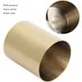 Miniatyrbilde 5 av 9: 2 stk. gullpenn-holder, gullpenn-holder i gull, gullpenn-holder i rustfritt stål, metall sminkebørsteholder, sminkebørsteholder for hjemmet