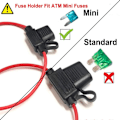 Miniatyrbillede 3 af 5: Mini bilsikringssæt - 120 stk. mini bladssikringer og bilsikringsholder