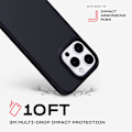 Miniatyrbillede 3 af 5: EvoLite til iPhone 16 Pro Ultratynd - Beskyttende cover mod stød - i Sort Sort