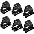 Miniatyrbillede 1 af 5: 6 stk. Sort Snorkel Clip - Universal Snorkel Holder Clip til dykning