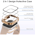 Miniatyrbillede 4 af 6: 2 i 1 Bling Vandtæt Etui til iWatch Series 6