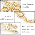 Miniatyrbilde 4 av 5: Boho Rhinestone Statement Halskjede Krystall Halskjede Kropp