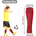 Miniatyrbillede 2 af 5: Unisex Anti-Slip Fodboldstrømper Ærmer - 3 Par til Børn