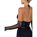 Miniatyrbilde 4 av 4: Kvinners Crop Top Tanker Camisole Y2k Push Up Off Shoulder Crop Top Halter