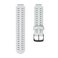 Miniatyrbillede 2 af 4: For Garmin Forerunner 220 To-farvet silikone urrem ZQB White Black