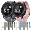 Miniatyrbillede 3 af 5: For Garmin Instinct 2s 20mm Dame Silikonurrem Med Blonder Punch IIB Grey