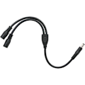 Miniatyrbillede 5 af 5: 5,5/2,1 mm 12V DC splitter strøm 1 han til 2 hun