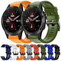 Miniatyrbillede 3 af 5: Til Garmin Fenix 5 Plus Metal Spænde Solid Color Silikonurrem FVH White