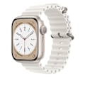 Miniatyrbild 3 av 5: Ocean Armband för Apple Watch Band 44mm 40mm 45mm 41mm 49mm 42mm 38mm Smartwatch Silikon Armband Iwatch Ultra Serie 7 6 3 Se 8 Antique white 38 40 41mm