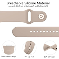 Miniatyrbilde 4 av 5: Myk, justerbar erstatningsrem i silikon for Fitbit Sense 2, Versa 3/4