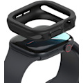 Miniatyrbillede 1 af 5: Air Sports [Skræddersyede Udskæringer] Kompatibel med Apple Watch Series 10 Etui (46mm) Blød Fleksibel Kofanger Letvægts Slankt TPU Cover til Kvinder, Mænd - Sort