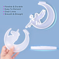 Miniatyrbilde 4 av 5: Hartsformar - Crescent Moon Epoxiformar