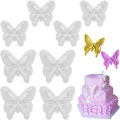 Miniatyrbild 1 av 5: Fjärilsfondantform (8 st) - Sugarcraft-skärare för bröllopstårtor