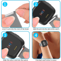 Miniatyrbild 3 av 5: Metall Justerbart Ersättningsarmband Magnetiska Band Kompatibla Med Fitbit Versa/versa 2/versa Lite/se, Flerfärgad Silver Small