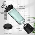 Miniatyrbillede 4 af 5: Bærbar Blender, Personlig Blender til Milkshakes og Smoothies med 6 Blade Mini Blender 590 ml til Køkken, Hjem, Rejse