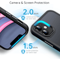Pikkukuva 5 / 6: Suunniteltu iPhone 11 -kotelolle, [Tukee langatonta latausta] Pehmeä silikoninen ohut naarmuuntumaton puhelinkotelon suojus iPhone 11 6.1 ih:lle, Musta Musta