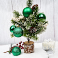 Miniatyrbilde 2 av 5: 24 stk julekulepynt til juletreet - 4 stiler uslåelig