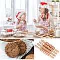 Miniatyrbillede 2 af 5: Bok Träkavel Prägling Cookie Kavel Kakedeg