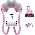 Miniatyrbillede 1 af 5: U Pude Nakke Telefonholder, Lazy Bracket - 360 Graders Rotation Universal Mobiltelefon & Tablet Stand til Hjemmet, Rejser & Udendørs () Pink