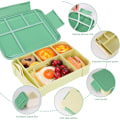 Miniatyrbild 2 av 5: Barn Bento Lunchbox - Snackbox 1330 ML BPA-fri läckagesäkra lunchbehållare för barn Flickor Pojkar Småbarn Arbetsskola