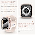 Miniatyrbild 2 av 5: 4-pack skärmskydd Bling för Apple Watch Series 6/5/4/Se 44 mm