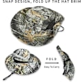 Miniatyrbillede 3 af 5: Fiskehat til mænd - UPF 50+ Camo Boonie Hat
