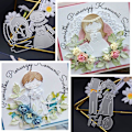 Miniatyrbillede 3 af 5: 4 sæt skæredåse til scrapbooking - dåb og jul