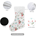 Miniatyrbild 2 av 7: Julklapp, personliga julklappsstrumpor 2-pack Julbär Tall Godis 45,7 cm Julstrumpor Hängande Ornament Eldstad för träd