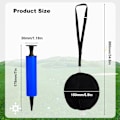 Miniatyrbillede 2 af 5: Oppustelig Golf Smart Træningsbold - Golf Swing Trainer (1 Pakke, Sort)