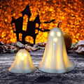 Miniatyrbild 2 av 6: Dekorationer Söta Katt Spöklik Staty och Dvärg Figurer Dekor Inomhus Prydnader Set Hem Skrivbord Rolig Dekoration Hantverk Sovrum Vit #1 En Storlek