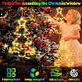 Miniatyrbilde 2 av 5: Julevindulys 3-pak batteridrevne LED-trelys 8 moduser timer