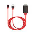 Miniatyrbillede 1 af 5: 8-polet Lightning til HDMI-kabeladapter til iPhone digitalt tv