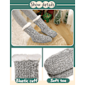 Miniatyrbild 5 av 5: Dam Fuzzy Tofflor Strumpor Fluffy Mysig Stuga Vinter Varma Fleece Plysch Stickad med