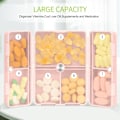 Miniatyrbillede 2 af 5: 2 stk. Daily Pill Organizer, 7 rum Portable Pill