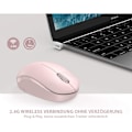 Miniatyrbillede 5 af 5: Silent 2.4 trådløs mus med USB-modtager, 1600 dpi