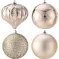 Miniatyrbilde 1 av 5: 4\" Julekule Ornamenter 4stk Usynlige Juledekorasjoner Store
