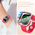 Miniatyrbild 5 av 5: 4-pack skärmskydd Bling för Apple Watch Series 6/5/4/Se 40 mm