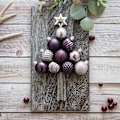 Miniatyrbilde 3 av 5: Magenta lilla julekuler 34 stk 1,57 tommers liten juletrepynt