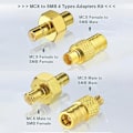 Miniatyrbillede 2 af 5: Bærbar og holdbar kobber radioantennekabeladapter