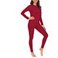 Miniatyrbillede 3 af 5: Womens Thermal Underwear Set Long Johns Vintertøj Base Layer Cuddle Duds