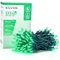 Miniatyrbild 1 av 7: Gröna julgransljus, 33ft 100 LED Mini Xmas Tree Lights, 120V UL-certifierade LED-slingor för St. Patrick's Day, Halloween, jul,