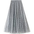 Miniatyrbillede 1 af 4: Kvinder Tulle Nederdel Blomster Print Mesh Elastisk Høj Talje Lagdelt Tutu Nederdel