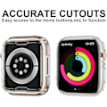 Miniatyrbillede 3 af 5: 3-pak kompatibel til Apple Watch Series 8 7 41mm skærmbeskyttelse