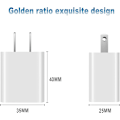 Miniatyrbilde 3 av 5: USB vegglader Block 2Pack Dual Port Cube Plug Power
