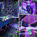 Miniatyrbillede 8 af 8: 12ft x 5ft 360 LED Julelys Net, 8 Tilstande Busk Netlys Sammenkædelig, Timer, Vandtæt til Juletræer, Buske, Have, Udendørs