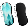 Miniatyrbilde 1 av 5: Solbriller Soft Case 2-pakning. Ultralett bærbar neopren glidelås